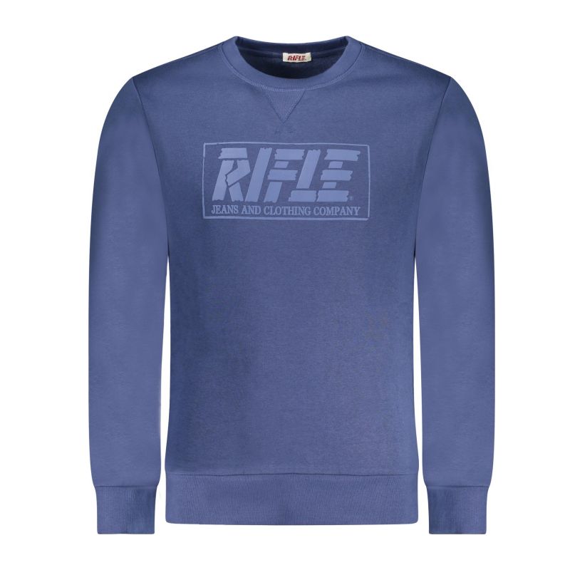 Мъжки суитшърт с цип , син RIFLE RFF415_BLDENIM