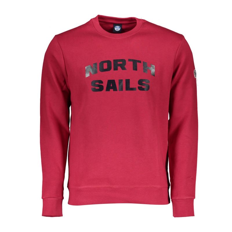 Мъжки суитшърт с цип , червен NORTH SAILS 902417000_6EF3821_ROSSO0230