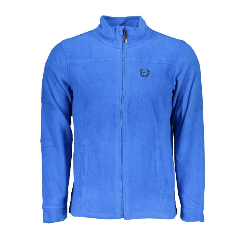 Мъжки суитшърт с цип в син цвят GIAN MARCO VENTURI AU00607FLAVIO_0003499_BLUROYAL