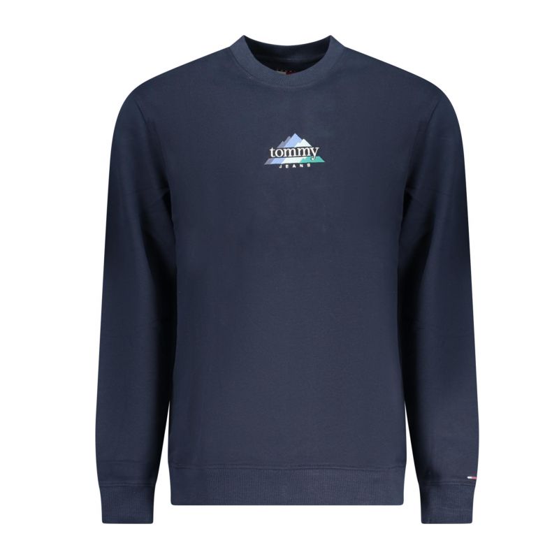 Мъжки суитшърт с цип в син цвят TOMMY HILFIGER DM0DM22418_BLC1G