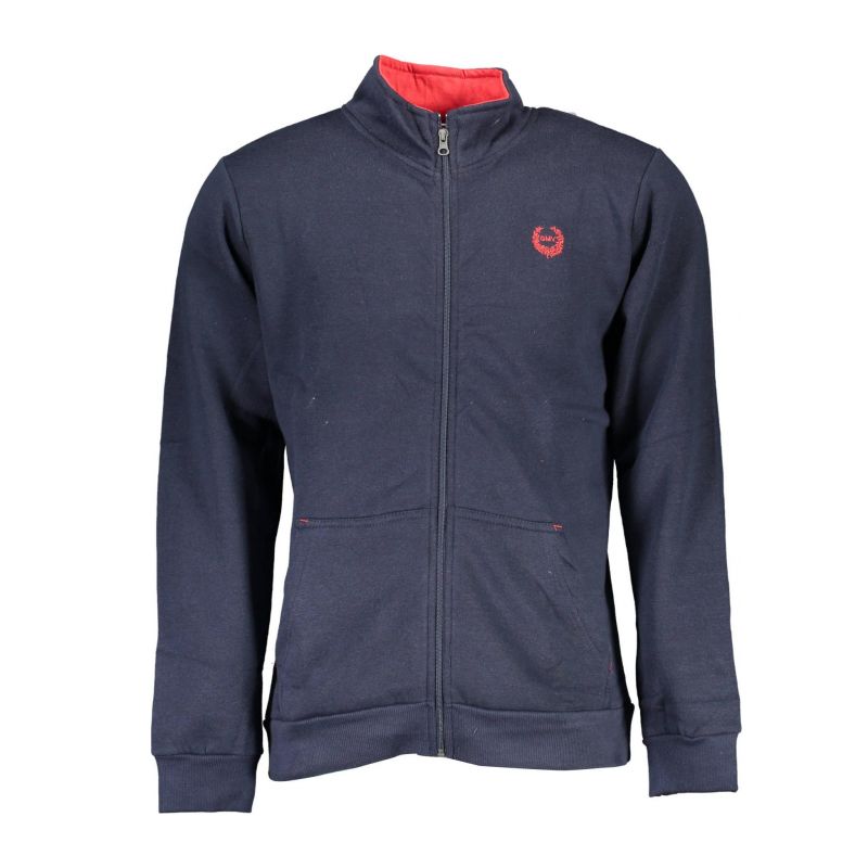 Мъжки суичър GIAN MARCO VENTURI AU00595-FOSSILE_BLU_NIGHT-BLUE