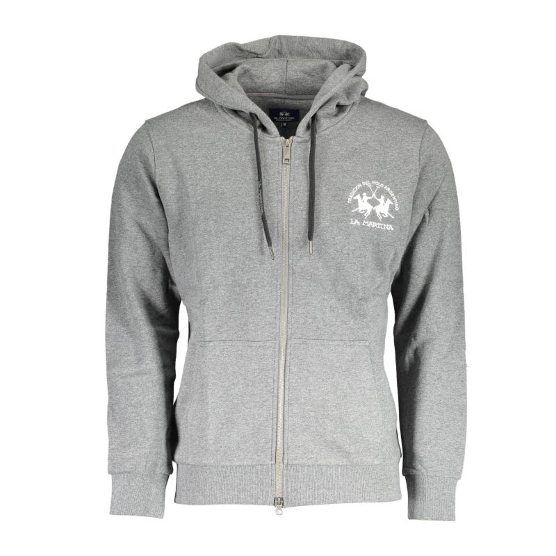 Мъжки суичър LA MARTINA XMF003-FP548_GRIGIO_01049