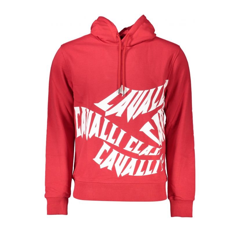 Мъжки суичър CAVALLI CLASS QXT65A-CF062_ROSSO_02000