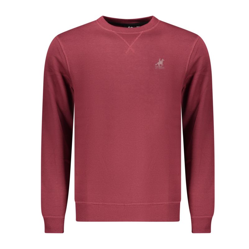 Мъжки червен суитшърт с цип us grand U.S. GRAND AU02824SONDOS_ROA9150