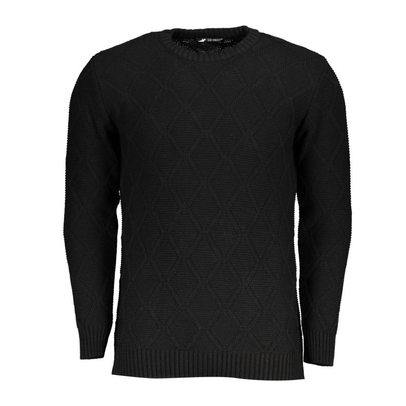 Мъжки черен пуловер us grand U.S. GRAND USTR959_NENERO