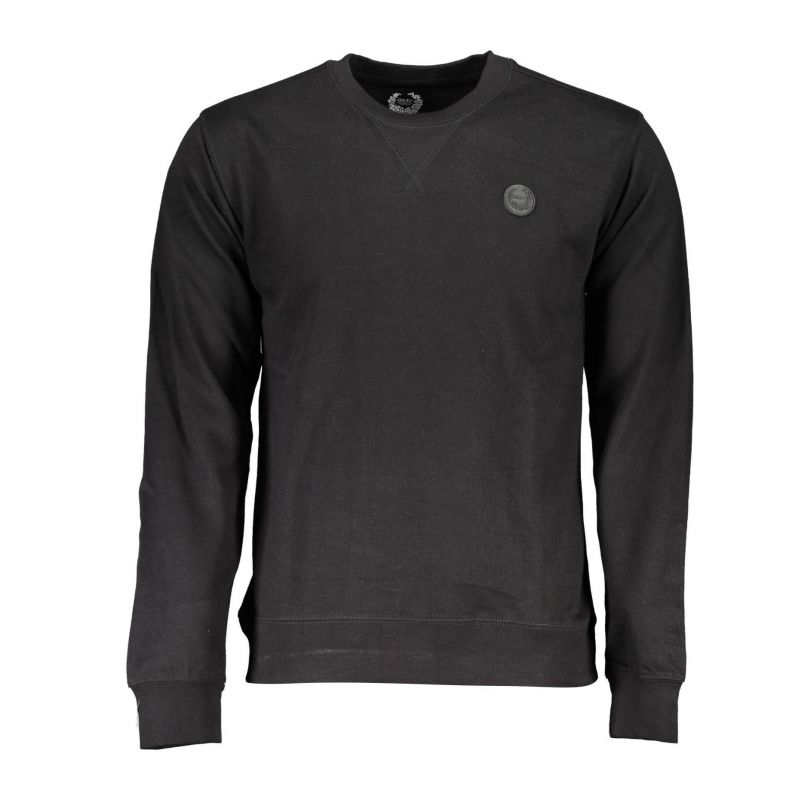 Мъжки черен суитшърт без цип  GIAN MARCO VENTURI AU00795PATRIZIO_BFA1371_NEROBLACK