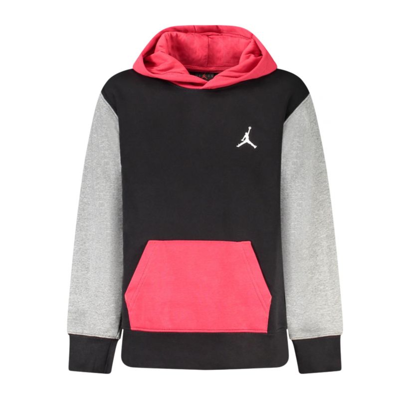 Мъжки черен суитшърт с цип  JORDAN 95D232_NEBLACK