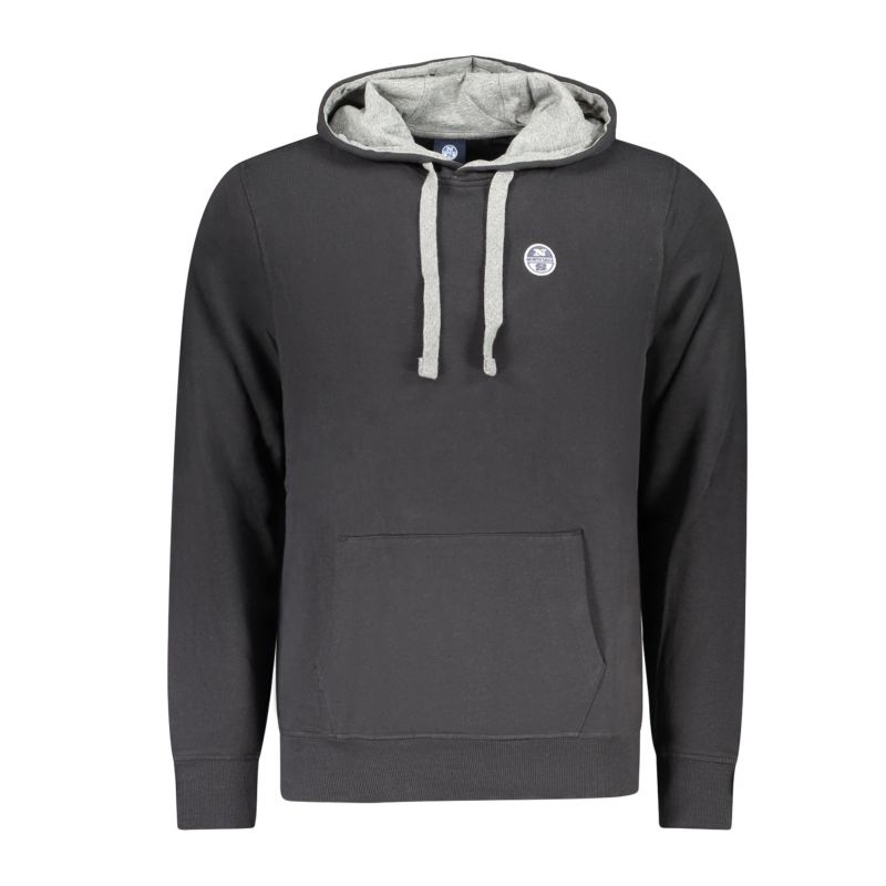 Мъжки черен суитшърт с цип  NORTH SAILS 993026000_NE0999