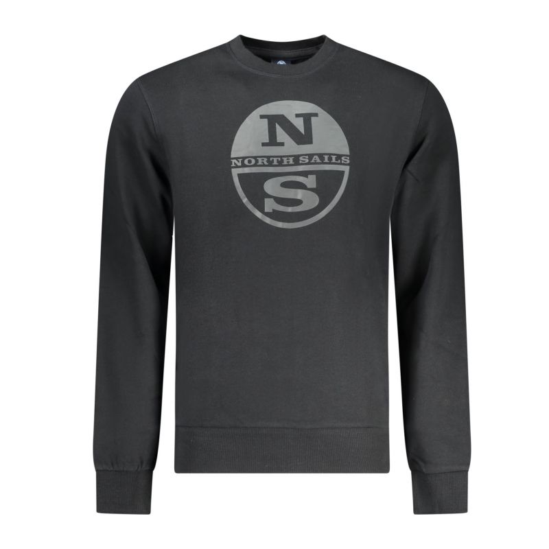 Мъжки черен суитшърт с цип  NORTH SAILS 993036000_NE0999