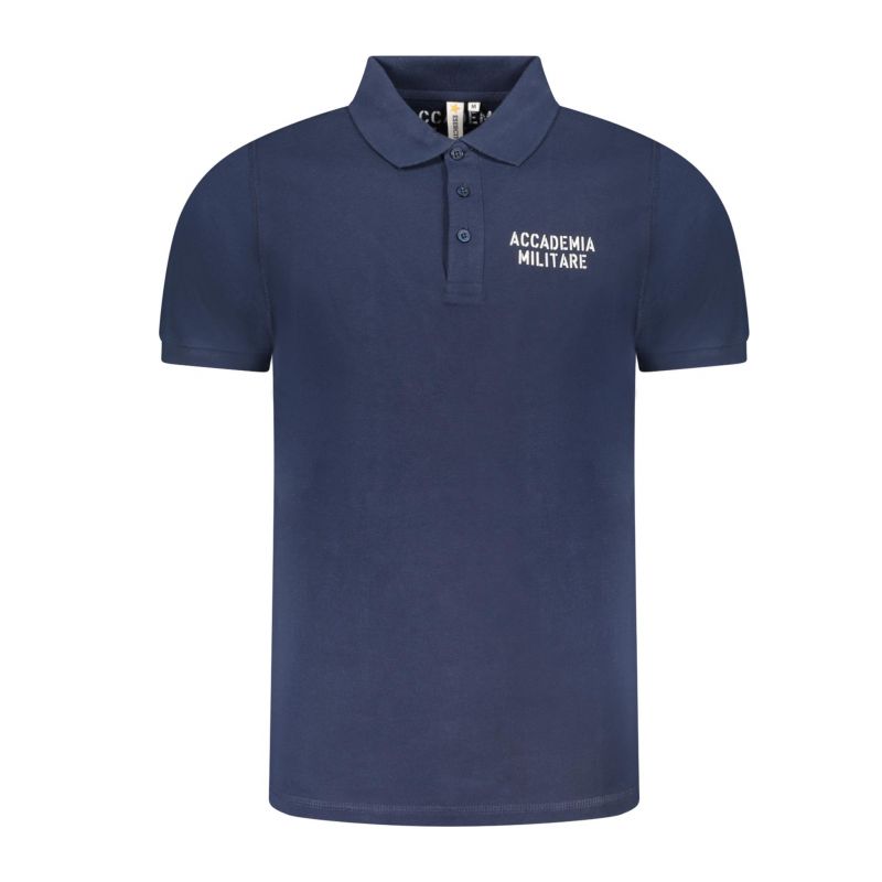 Мъжко синьо поло с къс ръкав военна академия ACCADEMIA MILITARE S5S629-5584_BL044