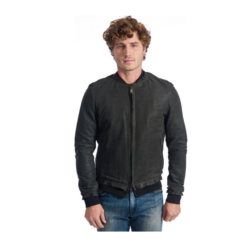 Мъжко яке ROBERTO PEPE LUXURY FMC_L4WASHED_1GRIGIO