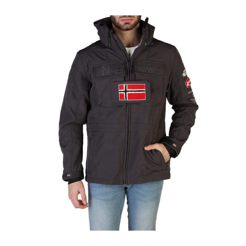 Мъжко яке GEOGRAPHICAL NORWAY Target-zip_man_dkgrey