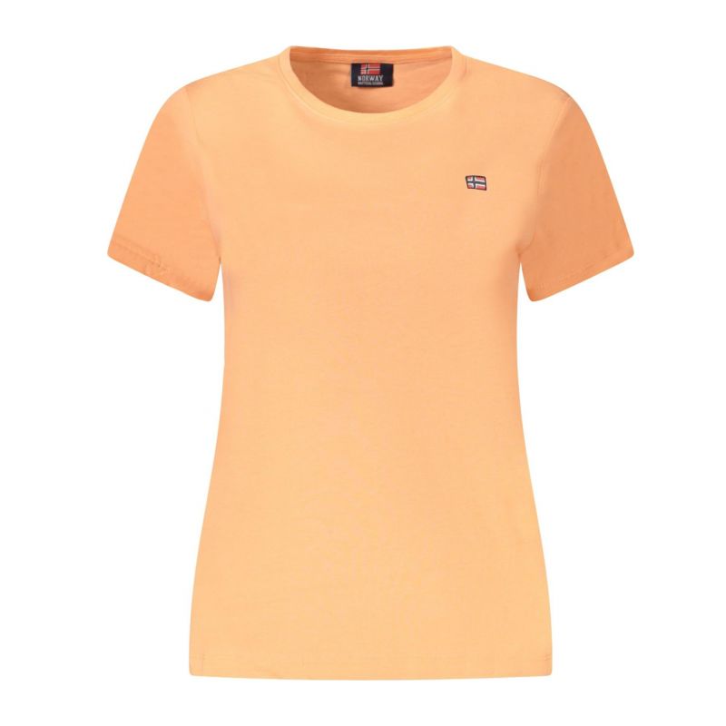 Норвегия 1963 дамска розова тениска с къс ръкав NORWAY 1963 856110_RSPEACH