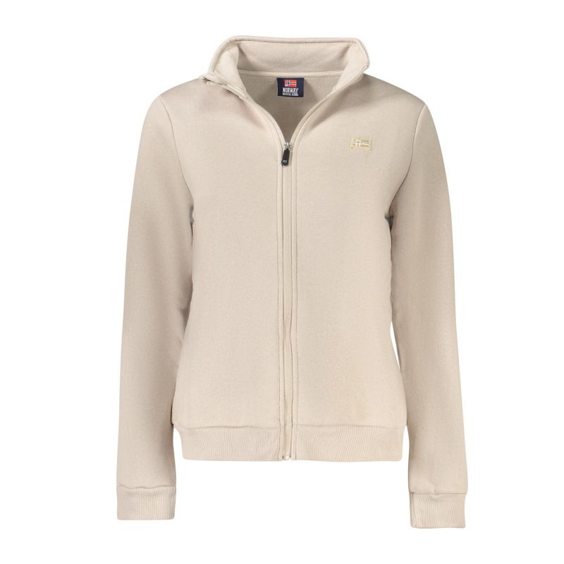 Норвегия 1963 дамски бежов суитшърт с цип NORWAY 1963 859001_BEROPE