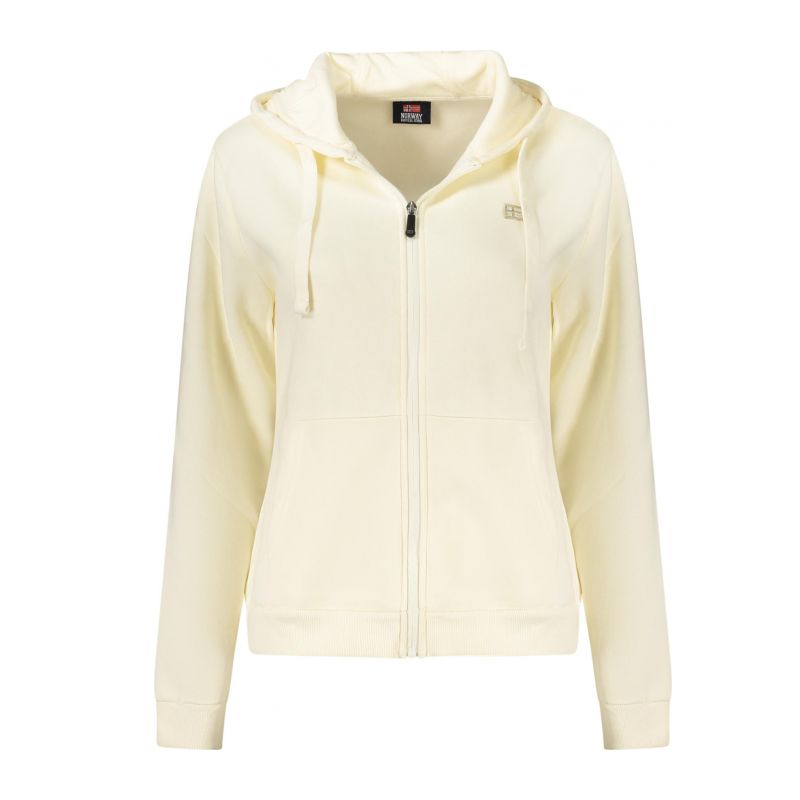 Норвегия 1963 дамски бял суитшърт с цип NORWAY 1963 859002_BIOFFWHI