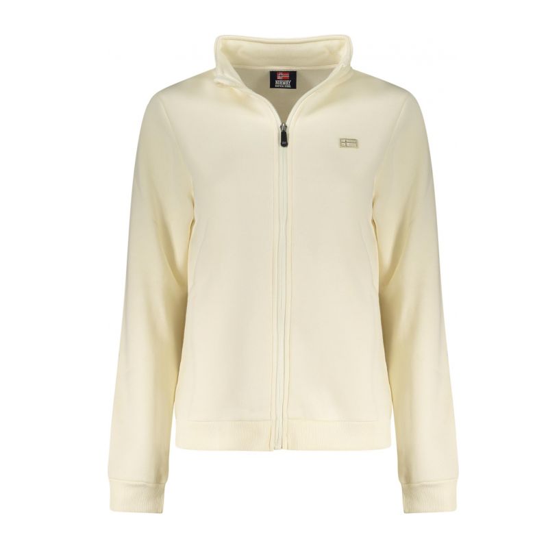 Норвегия 1963 дамски бял суитшърт с цип NORWAY 1963 859001_BIOFFWHI