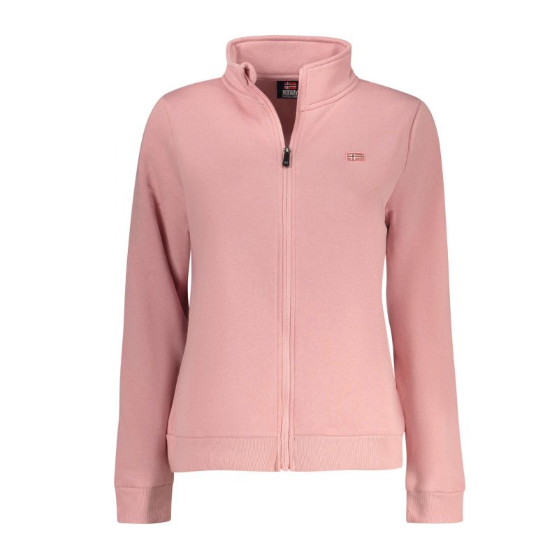 Норвегия 1963 дамски розов суитшърт с цип NORWAY 1963 859001_RSROSANT