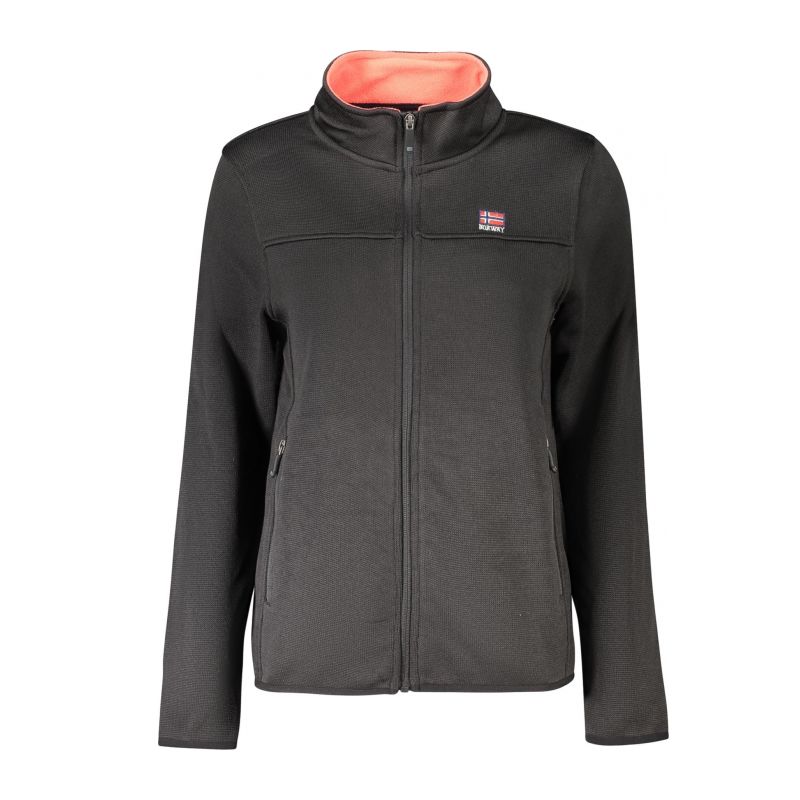 Норвегия 1963 дамски черен суитшърт с цип NORWAY 1963 849803_NEBLACK