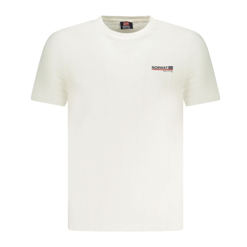Норвегия 1963 мъжка тениска с къс ръкав, бяла NORWAY 1963 856030_BIWHITE