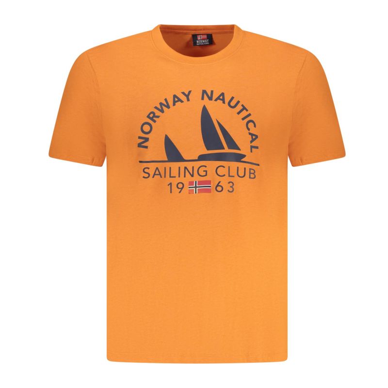 Норвегия 1963 мъжка тениска с къс ръкав, оранжева NORWAY 1963 856024_ARSUNSET