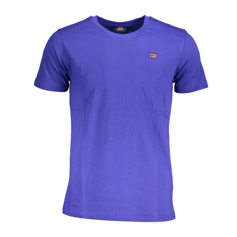 Норвегия 1963 мъжка тениска с къс ръкав, синя NORWAY 1963 836010_59C4C04_BLUROYAL