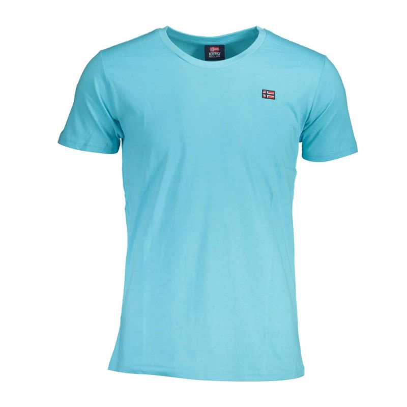 Норвегия 1963 мъжка тениска с къс ръкав, синя NORWAY 1963 836010_308091D_AZZURROACQ