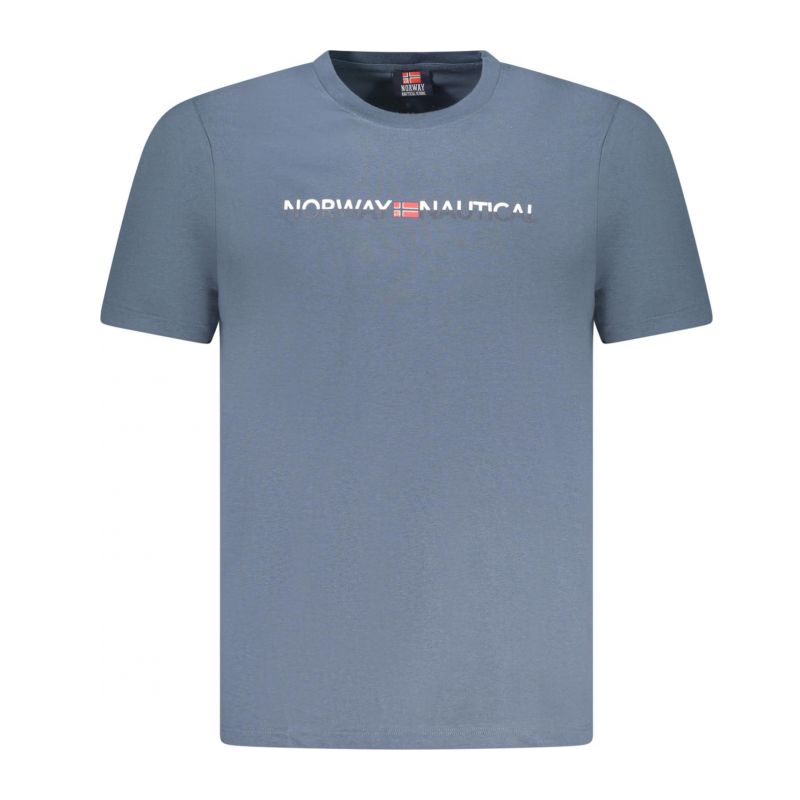 Норвегия 1963 мъжка тениска с къс ръкав, синя NORWAY 1963 856023_BLGALAXY