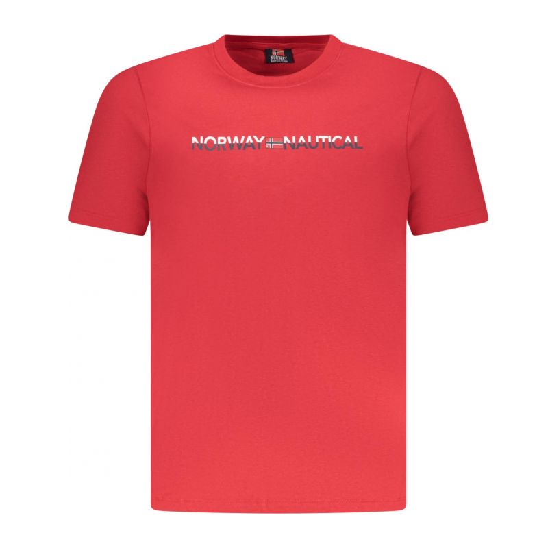 Норвегия 1963 мъжка тениска с къс ръкав, червена NORWAY 1963 856023_ROBITTER