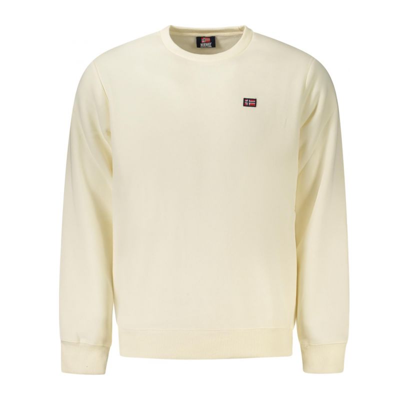 Норвегия 1963 мъжки бял суитшърт с цип NORWAY 1963 859453_BIOFFWHI