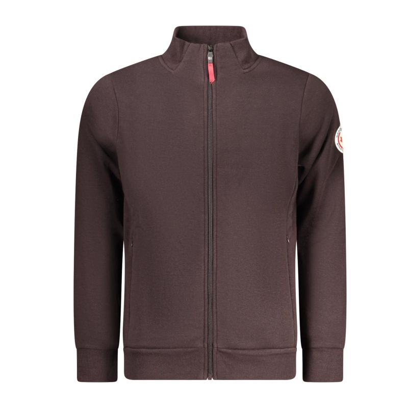 Норвегия 1963 мъжки кафяв суитшърт с цип NORWAY 1963 859467_MABROWN