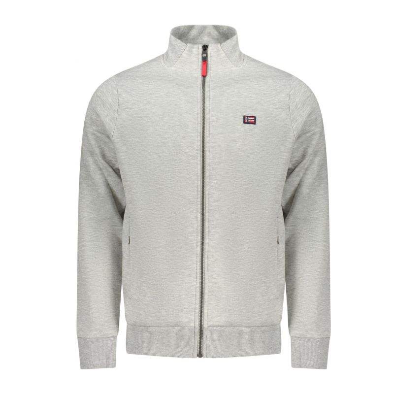 Норвегия 1963 мъжки сив суитшърт с цип NORWAY 1963 859452_GRGREYME