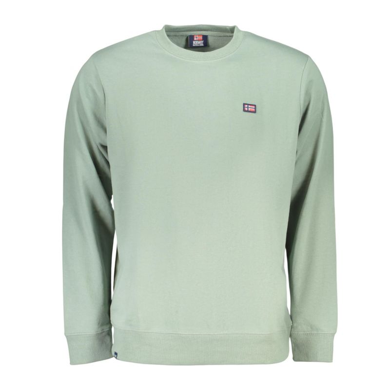 Норвегия 1963 мъжки суитшър с цип, зелен NORWAY 1963 852740_VESNIPER