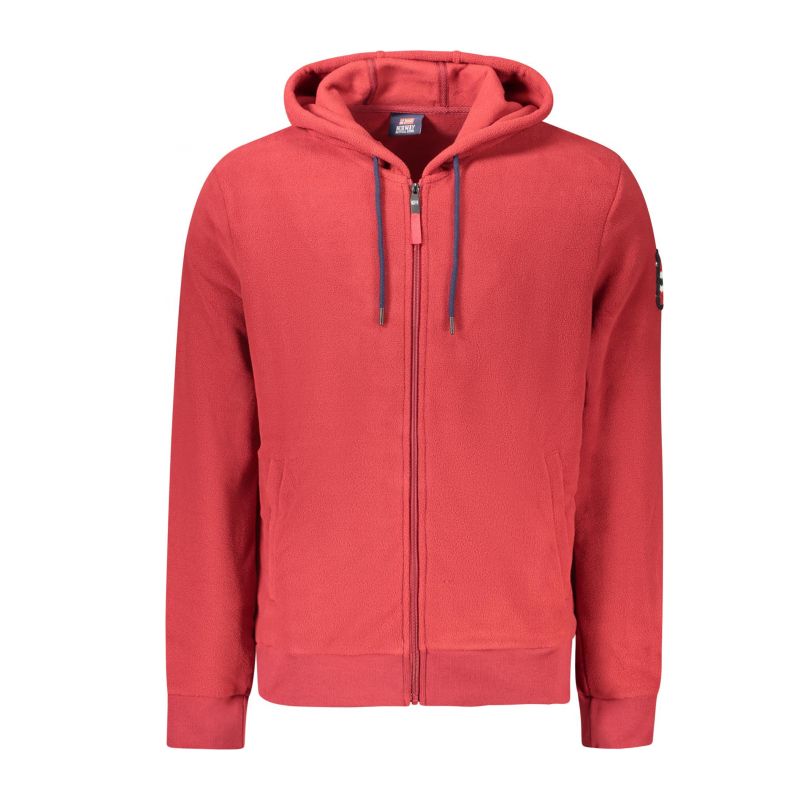 Норвегия 1963 мъжки червен суитшърт с цип NORWAY 1963 849531_RORED