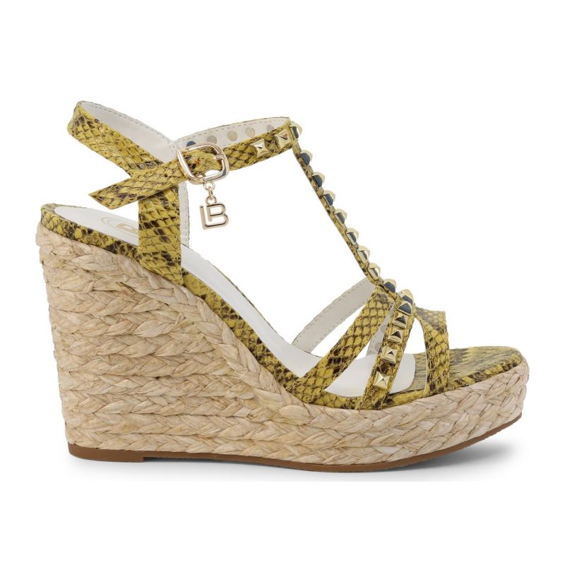 Обувки LAURA BIAGIOTTI 6237_SNAKE_YELLOW