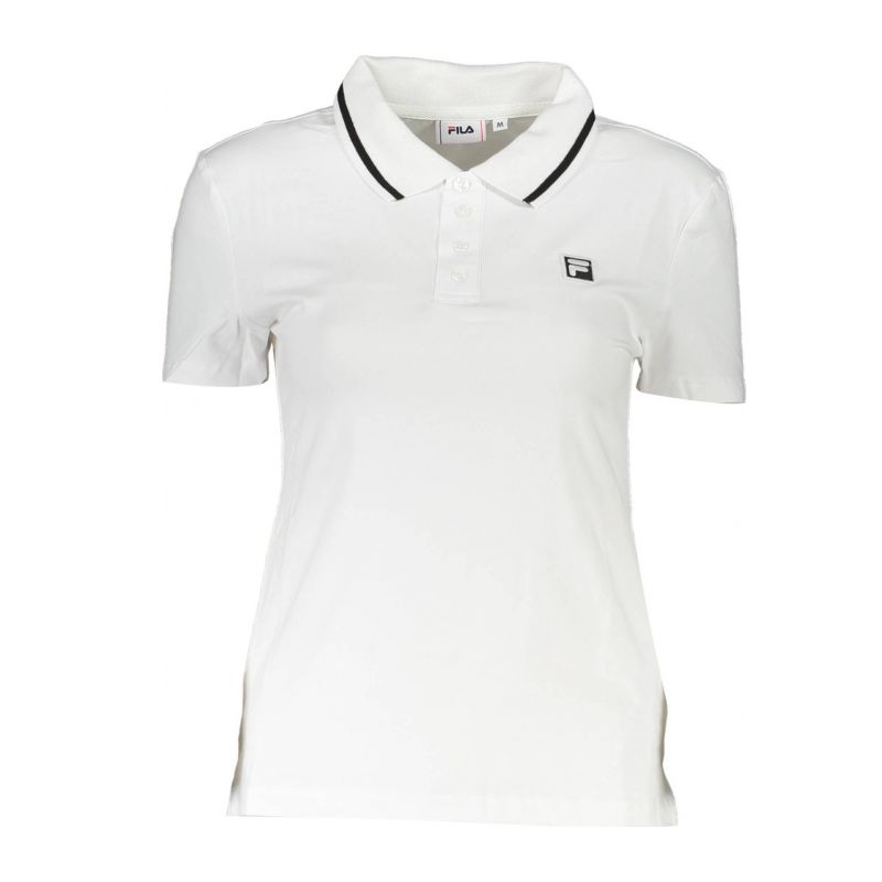 Поло блуза с къс ръкав, дамска, бяла FILA FAW0409_DF492AB_BIANCO1000