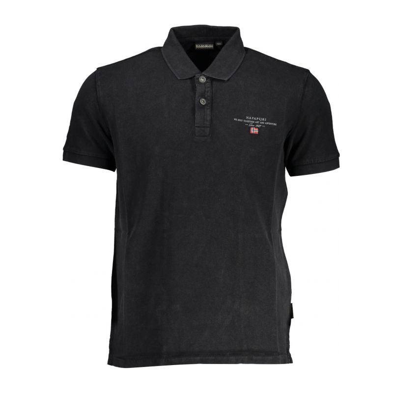 Поло мъже с къс ръкав черно NAPAPIJRI NP0A4GDLELBASSS4_A5CDD43_NERO041