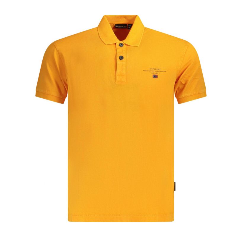 Поло с къс ръкав мъже оранжево NAPAPIJRI NP0A4GB4ELBASJERSEY_ARA70