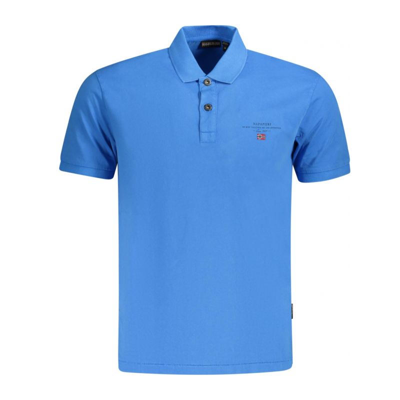 Поло с къс ръкав мъже сини NAPAPIJRI NP0A4GB4ELBASJERSEY_BLB2W