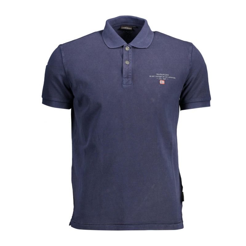 Поло с къс ръкав мъже сини NAPAPIJRI NP0A4GDLELBASSS4_43DA386_BLU176