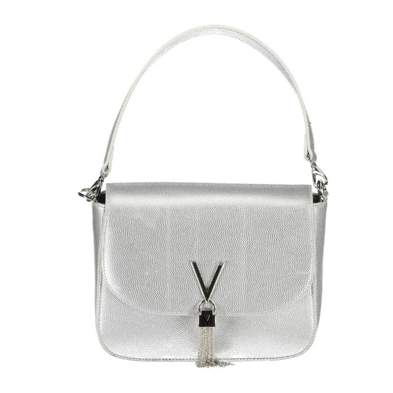 Сребърна дамска чанта VALENTINO BAGS VBS1R404G-DIVINA_ARGENTO_ARGENTO