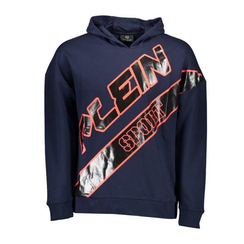 Суитшърт без цип мъже, син PLEIN SPORT FIPS216_45B0D5E_BLU85NAVY