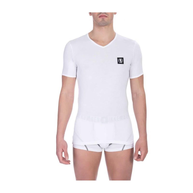 Тениска BIKKEMBERGS BKK1UTS08BI_WHITE