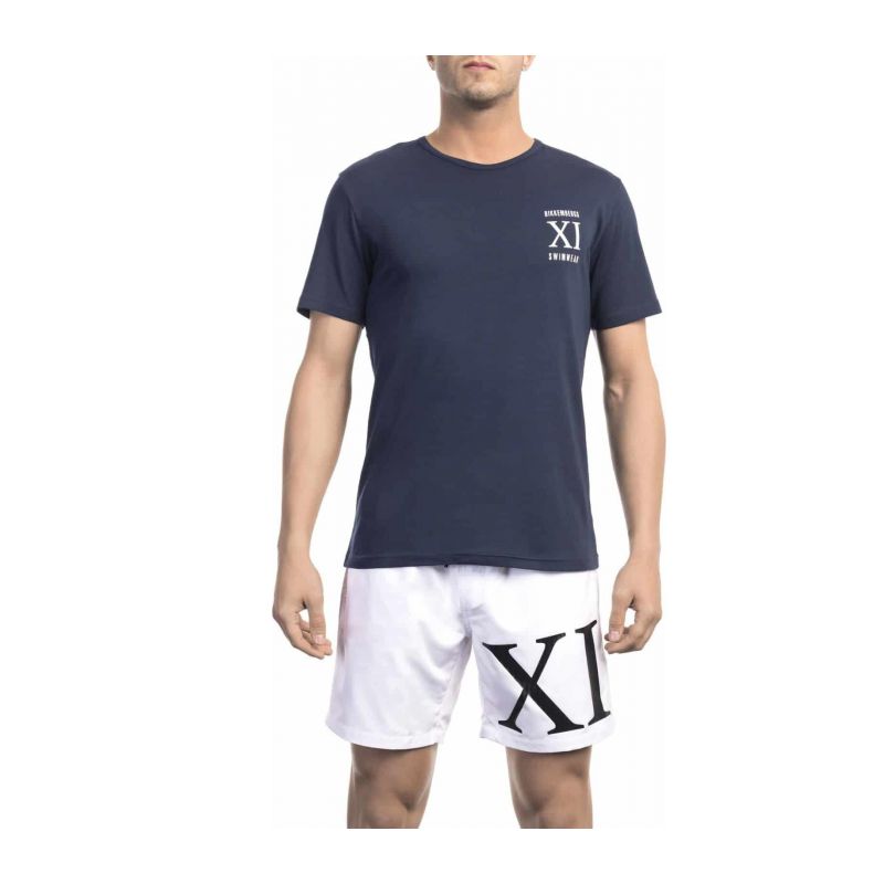 Тениска BIKKEMBERGS BEACHWEAR BKK1MTS05_NAVY