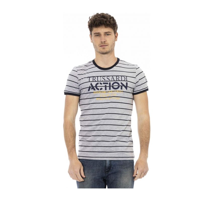 Тениска TRUSSARDI ACTION 2AT24_R_13Grey-Navy