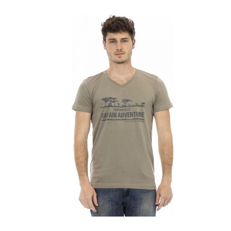 Тениска TRUSSARDI ACTION 2AT04_V_55Mud