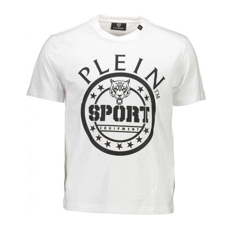 Тениска PLEIN SPORT TIPS128_BIANCO_01-WHITE