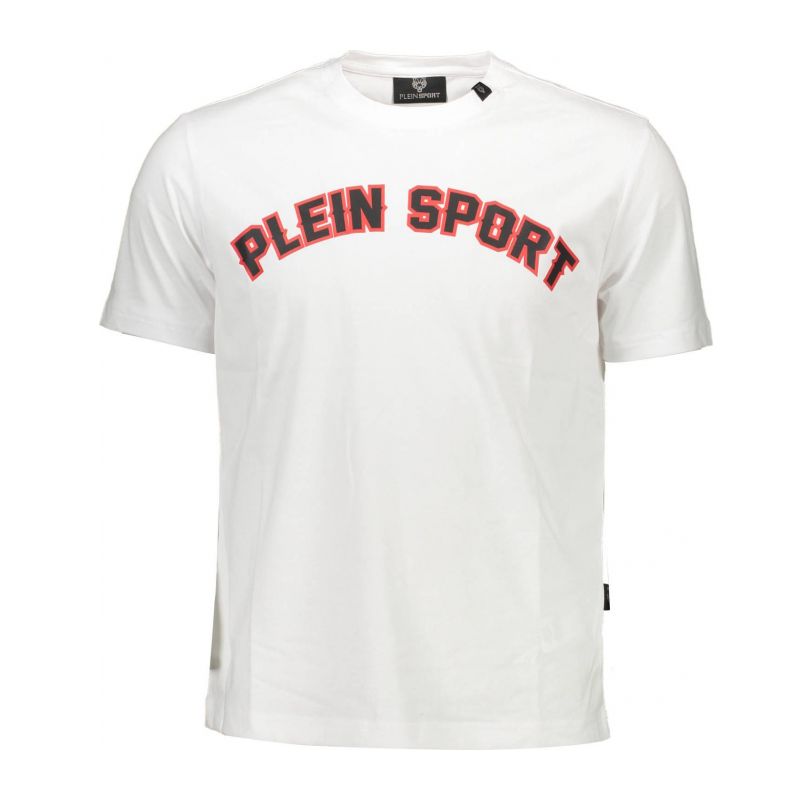 Тениска PLEIN SPORT TIPS117_BIANCO_01-WHITE