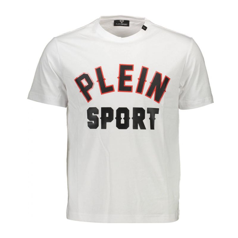 Тениска PLEIN SPORT TIPS106_BIANCO_01-WHITE