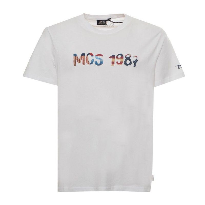Тениска MCS X073_10BTS002-L2301_WHITE