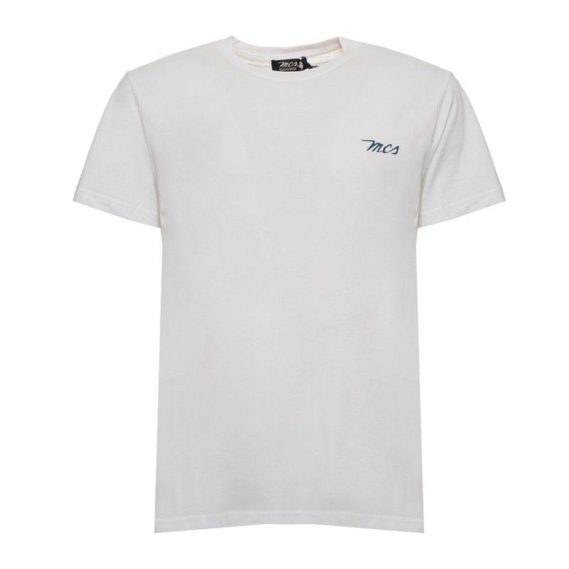 Тениска MCS X073_10BTS001-L2301_WHITE